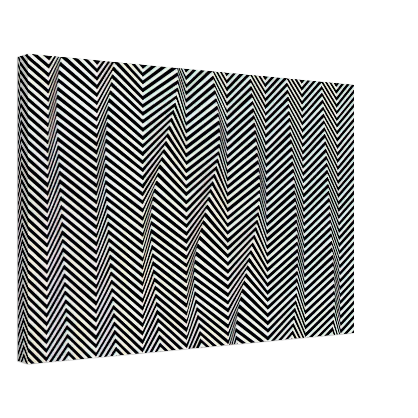 Bridget Riley - DESCENDING 1966 Canvas - 40x60 cm / 16x24 inches-canvas