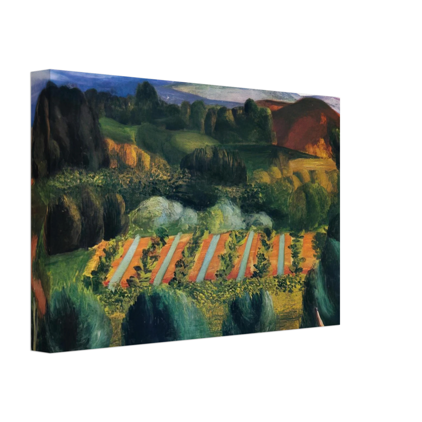 Moise Kisling - PROVENCE LANDSCAPE 1918 Canvas - 40x60 cm / 16x24 inches-canvas