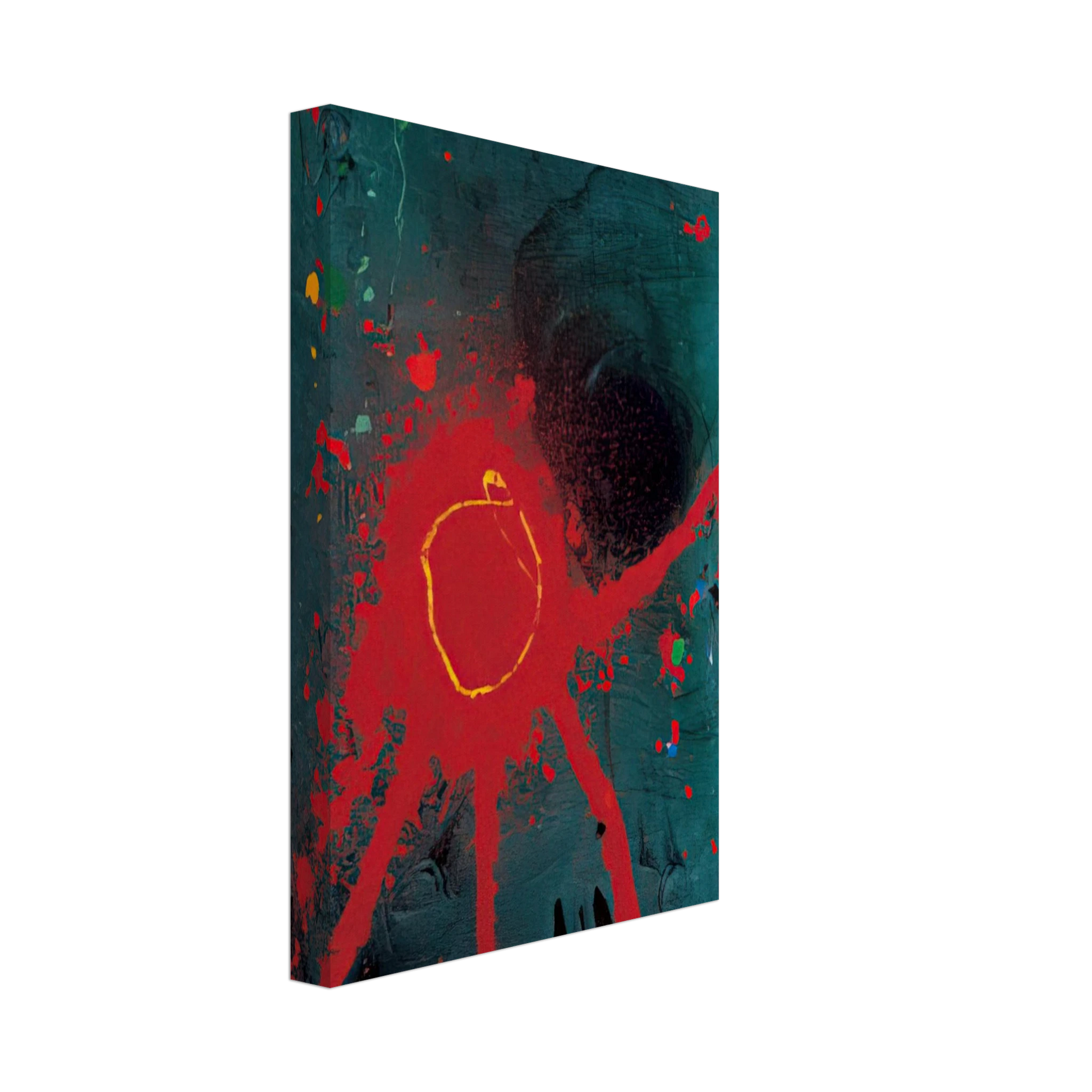 John Hoyland - Lebanon - 2007 Canvas - 70x100 cm / 28x40 inches-canvas