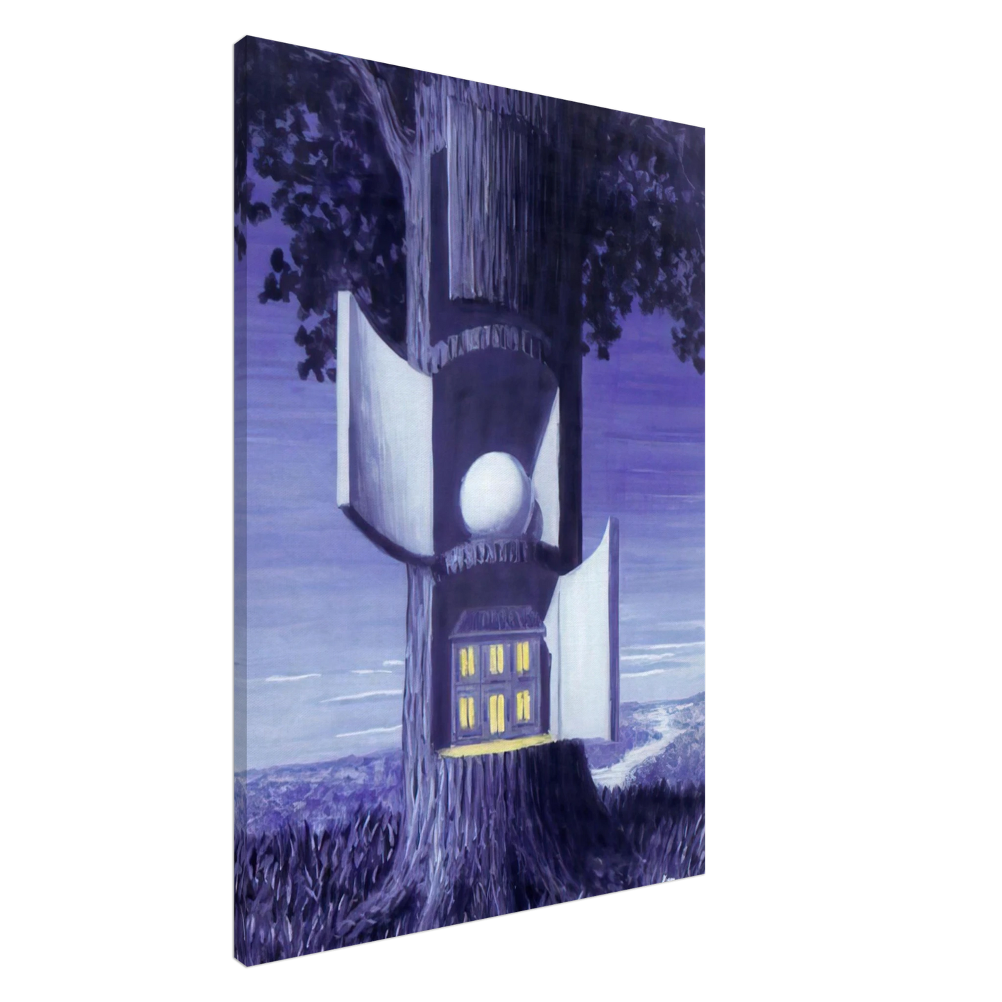 Rene Magritte - THE VOICE OF BLOOD 1948 Canvas - 20x30 cm / 8x12 inches-canvas