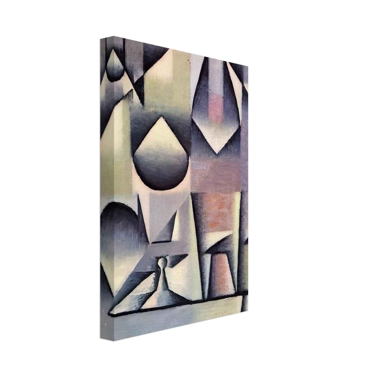 Juan Gris - BOTTLE AND PITCHER Canvas - 70x100 cm / 28x40 inches-canvas