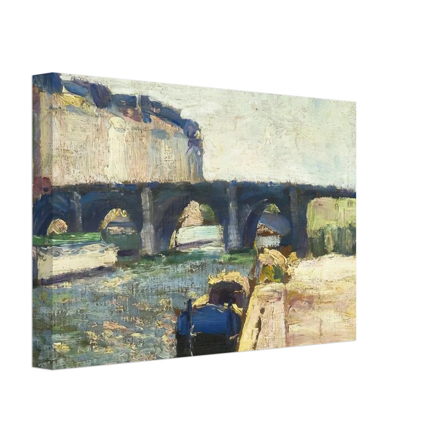 Henri Matisse - PONT DE SEINE 1897 Canvas - 40x60 cm / 16x24 inches-canvas