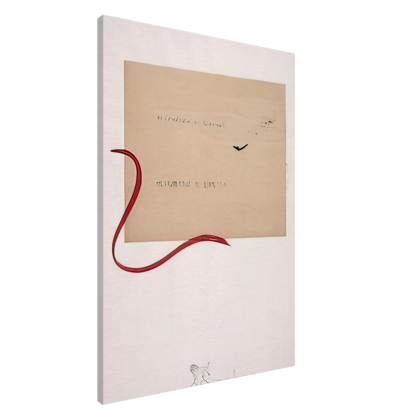 Alighiero Boetti - UNTITLED TUFFATORE 1986 Canvas - 20x30 cm / 8x12 inches-canvas