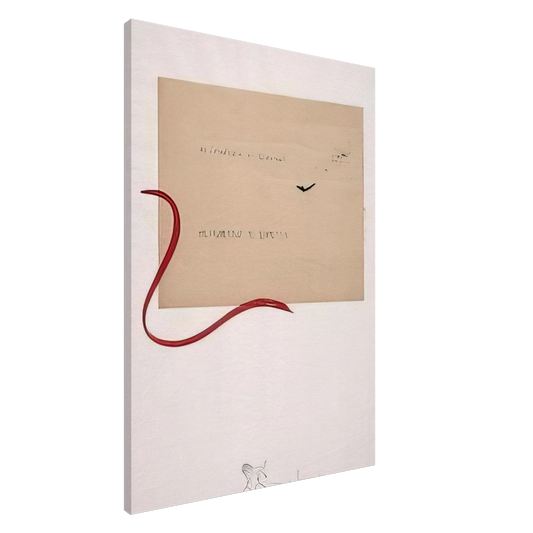 Alighiero Boetti - UNTITLED TUFFATORE 1986 Canvas - 20x30 cm / 8x12 inches-canvas