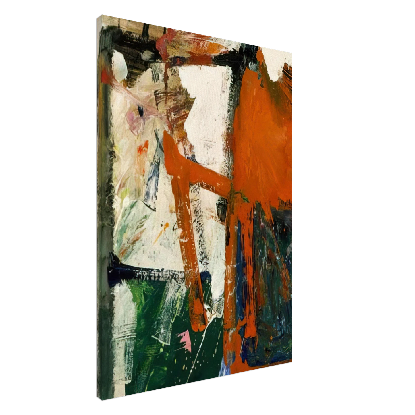 Hassel Smith - Up Mousehole - 1962 Canvas - 20x30 cm / 8x12 inches-canvas