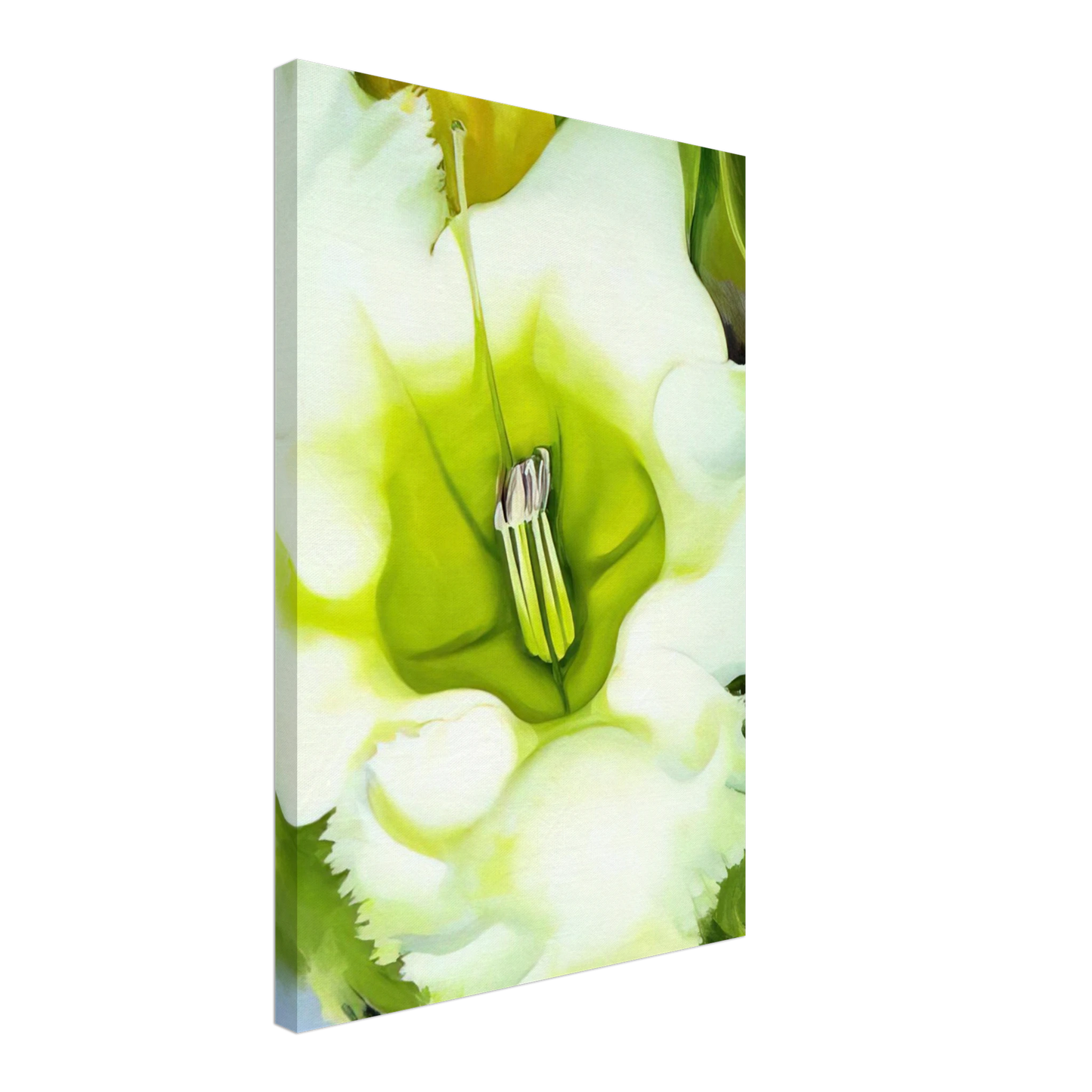 Georgia O'Keeffe - Cup Of Silver Ginger Canvas - 70x100 cm / 28x40 inches-canvas