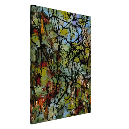 Marcel Barbeau - At the Chateau dâ€™Argol Canvas - 20x30 cm / 8x12 inches-canvas