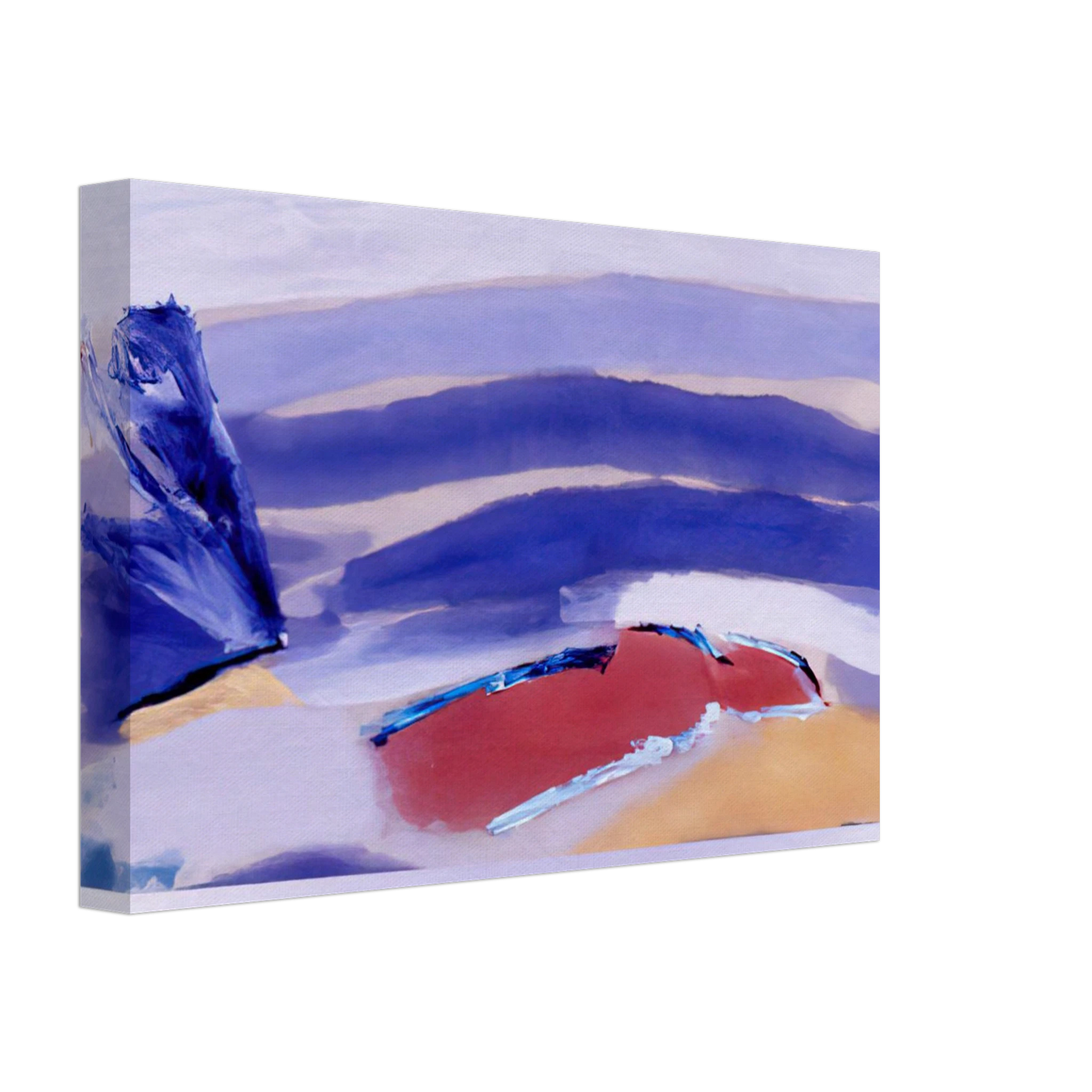 Ronnie Landfield - The Spaniard For Picasso - 1980 Canvas - 70x100 cm / 28x40 inches-canvas