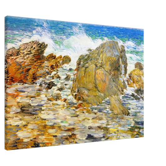 Childe Hassam - Surf, Appledore Canvas - 20x30 cm / 8x12 inches-canvas