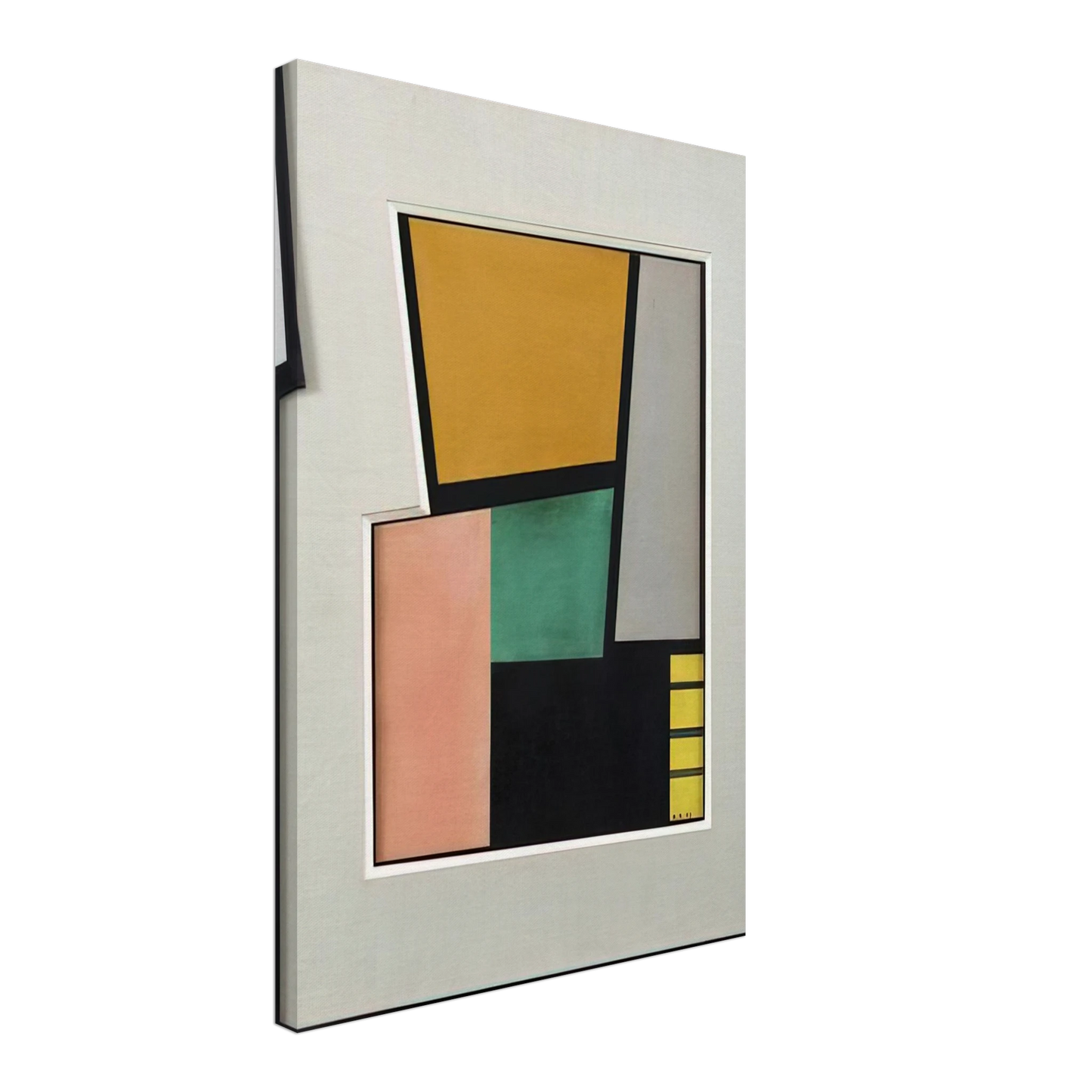 Carmelo Arden Quin - Negal - 1943 Canvas - 40x60 cm / 16x24 inches-canvas