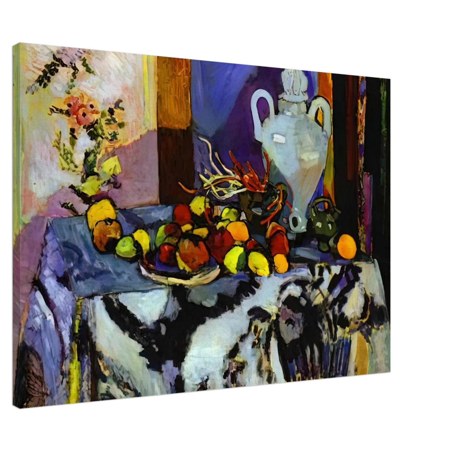 Henri Matisse - BLUE STILL LIFE Canvas - 20x30 cm / 8x12 inches-canvas