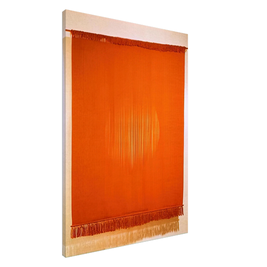 Lenore Tawney - IN FIELDS OF LIGHT 1975 Canvas - 20x30 cm / 8x12 inches-canvas