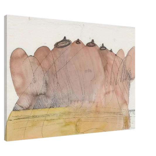 Dieter Roth - Untitled - 1974 Canvas - 20x30 cm / 8x12 inches-canvas