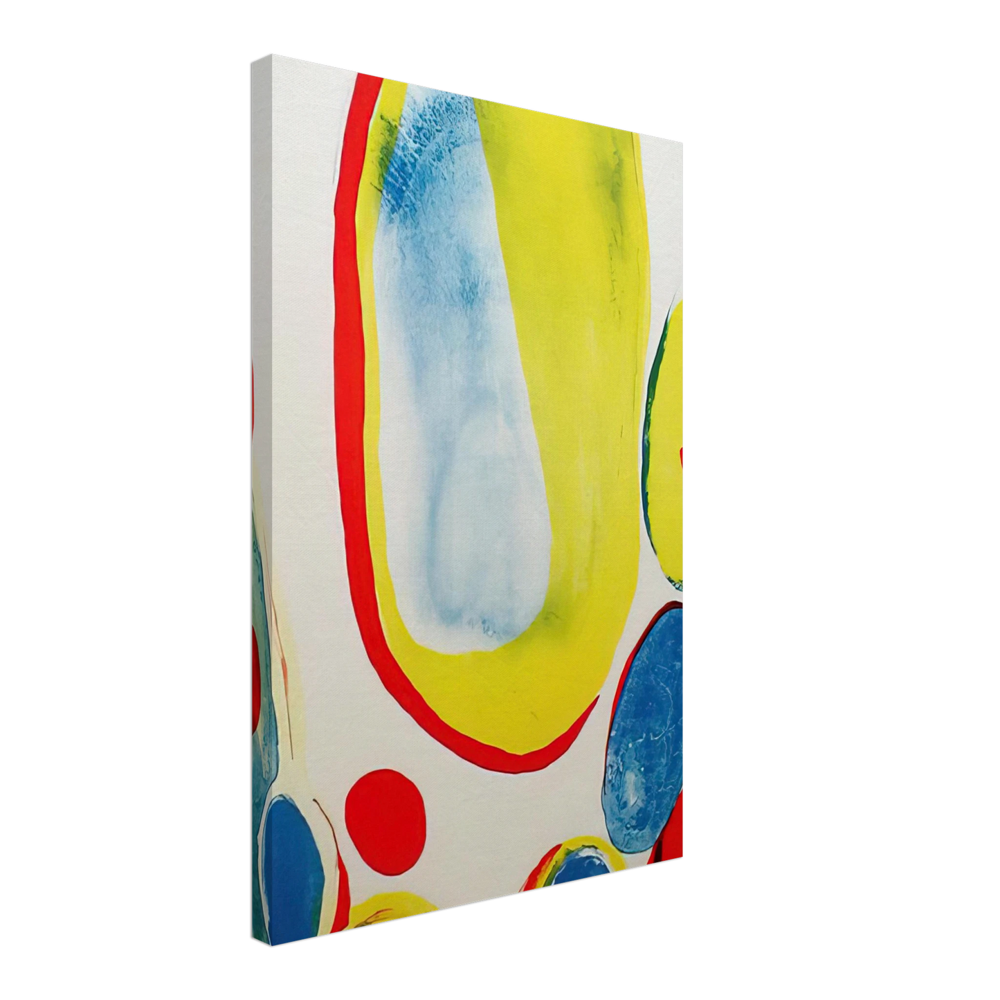 Alice Baber - Red, Yellow and Blue Canvas - 40x60 cm / 16x24 inches-canvas