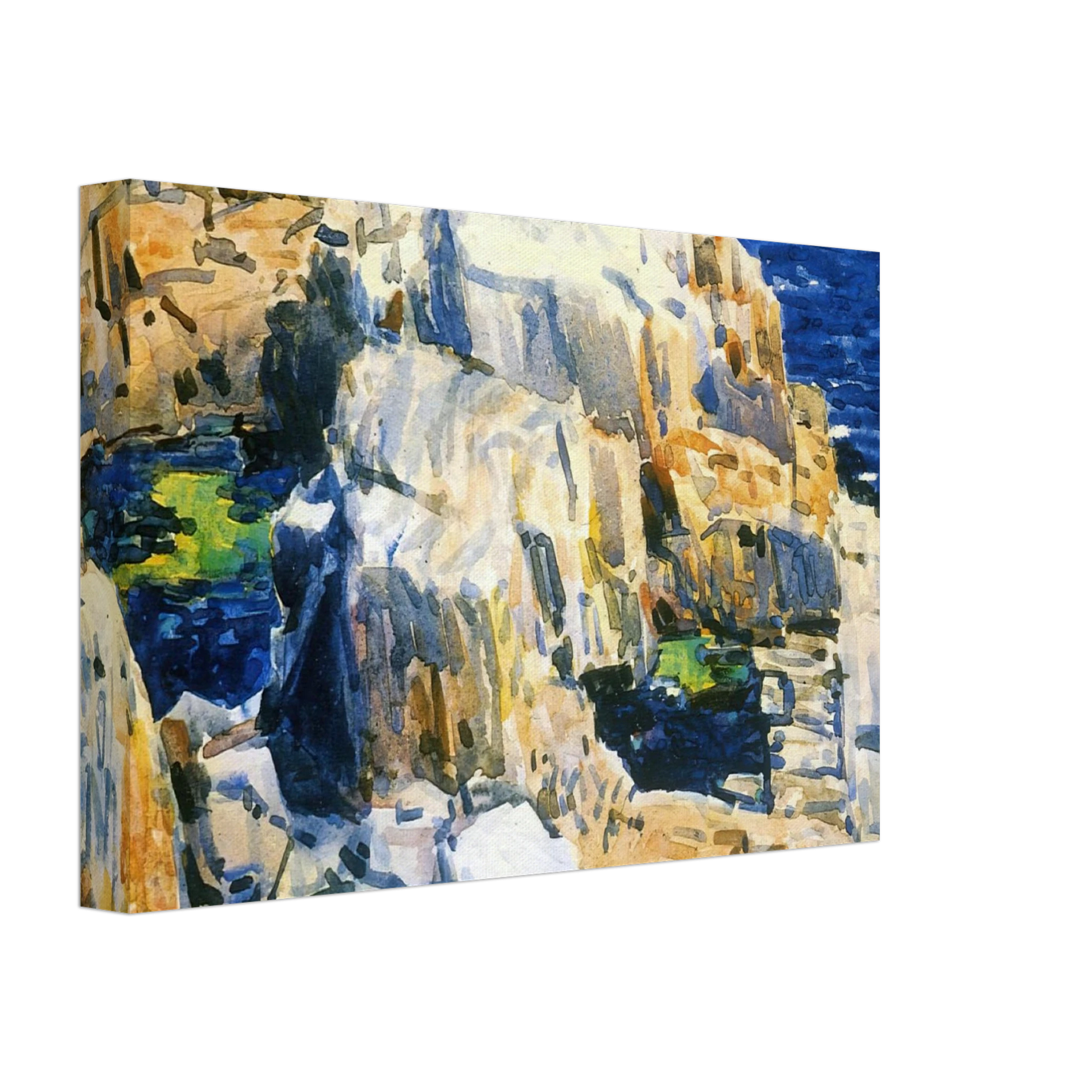 Childe Hassam - Rocks at Appledore Canvas - 40x60 cm / 16x24 inches-canvas