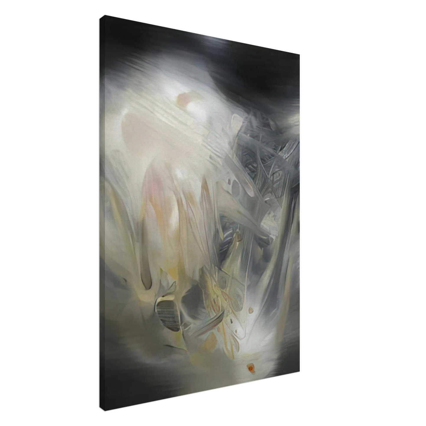 Chu teh Chun - UNTITLED 1976 Canvas - 20x30 cm / 8x12 inches-canvas