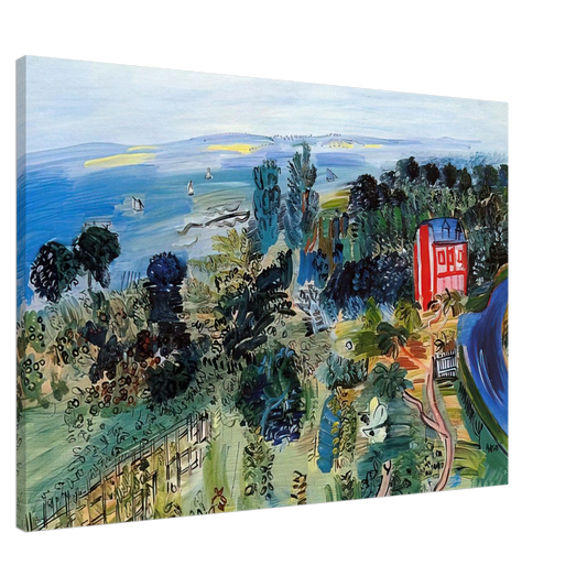 Raoul Dufy - VILLERVILLE Canvas - 20x30 cm / 8x12 inches-canvas