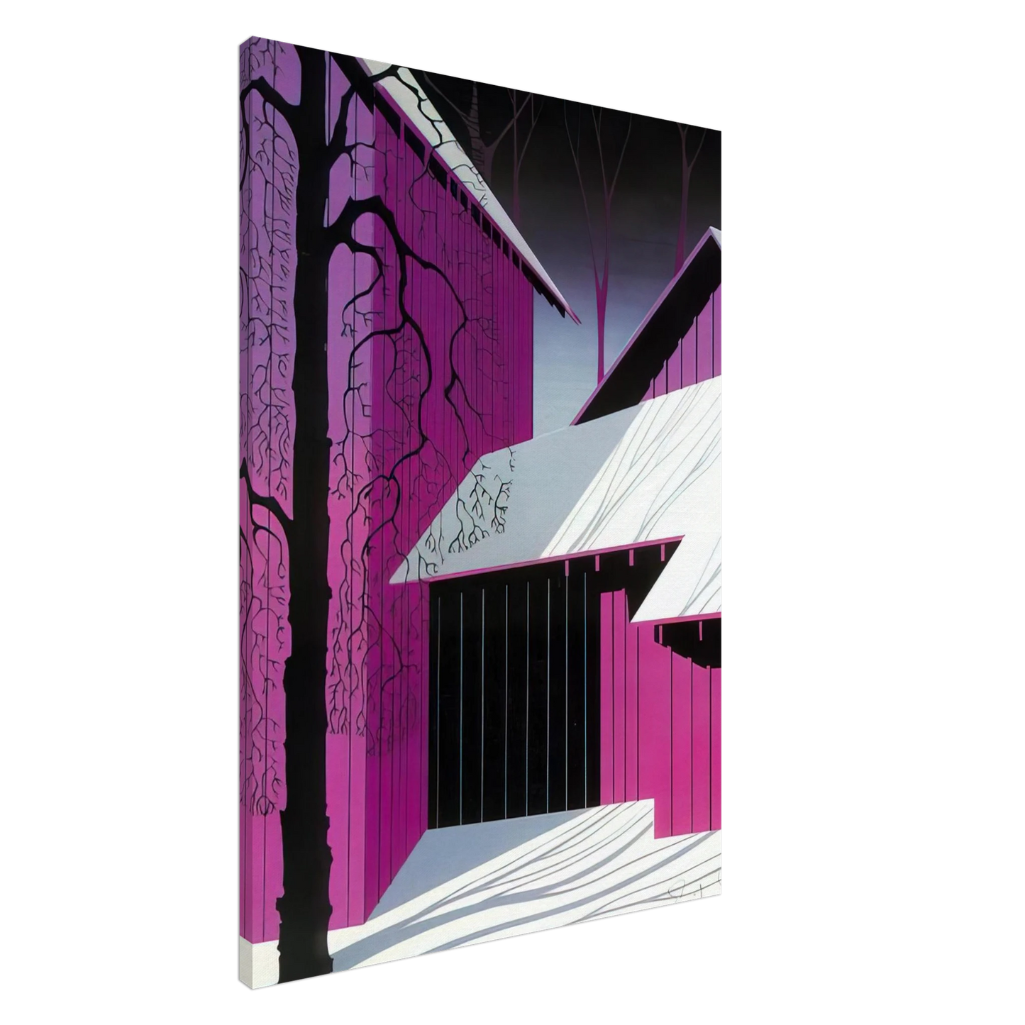 Eyvind Earle - Amethyst Canvas - 20x30 cm / 8x12 inches-canvas