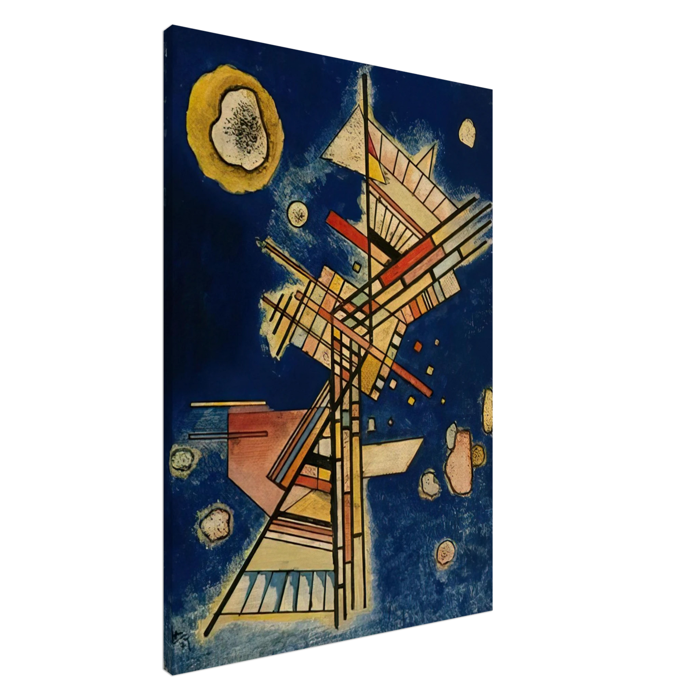 Wassily Kandinsky - DARK FRESHNESS 1927 Canvas - 20x30 cm / 8x12 inches-canvas