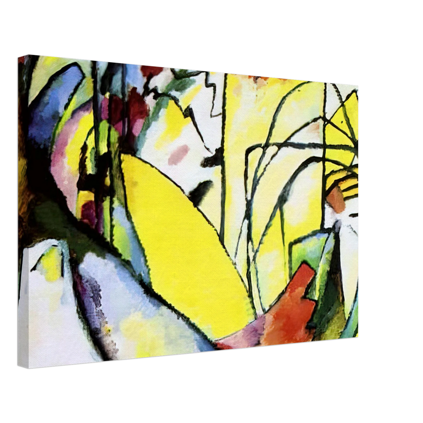 Wassily Kandinsky - IMPROVISATION 10 1910 Canvas - 70x100 cm / 28x40 inches-canvas