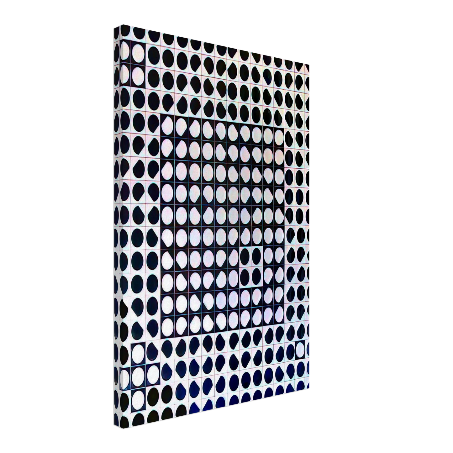 Victor Vasarely - Caopeo - 1964 Canvas - 70x100 cm / 28x40 inches-canvas