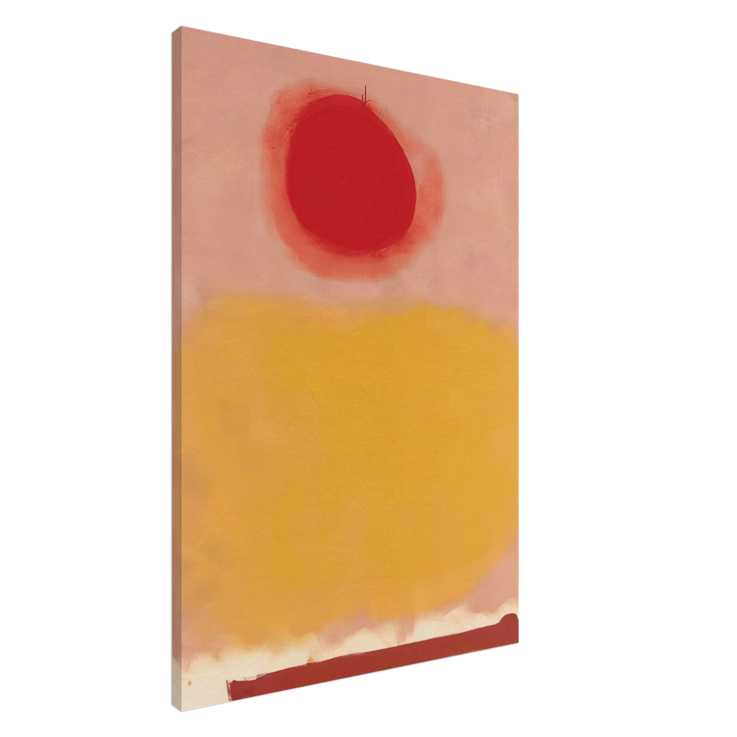 Adolph Gottlieb - Amorphous - 1973 Canvas - 20x30 cm / 8x12 inches-canvas