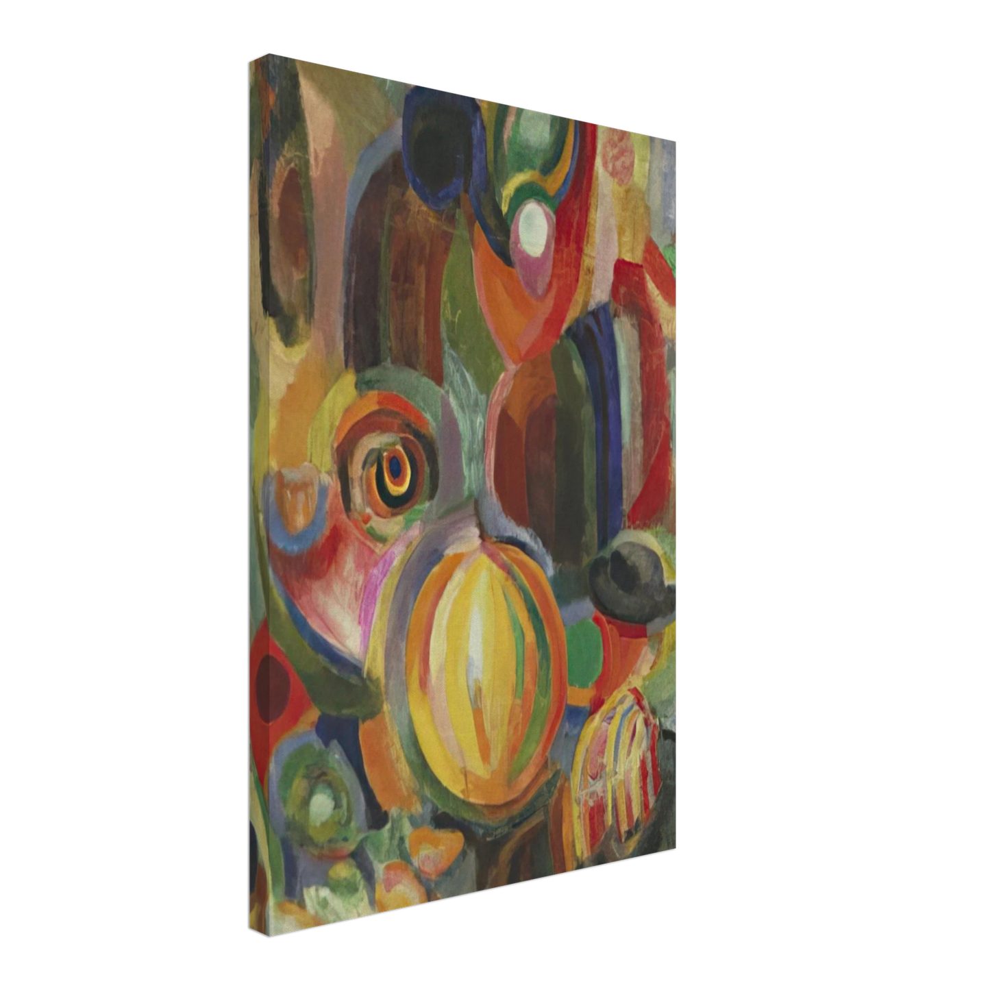 Sonia Delaunay - PORTUGUESE MARKET 1915 Canvas - 40x60 cm / 16x24 inches-canvas