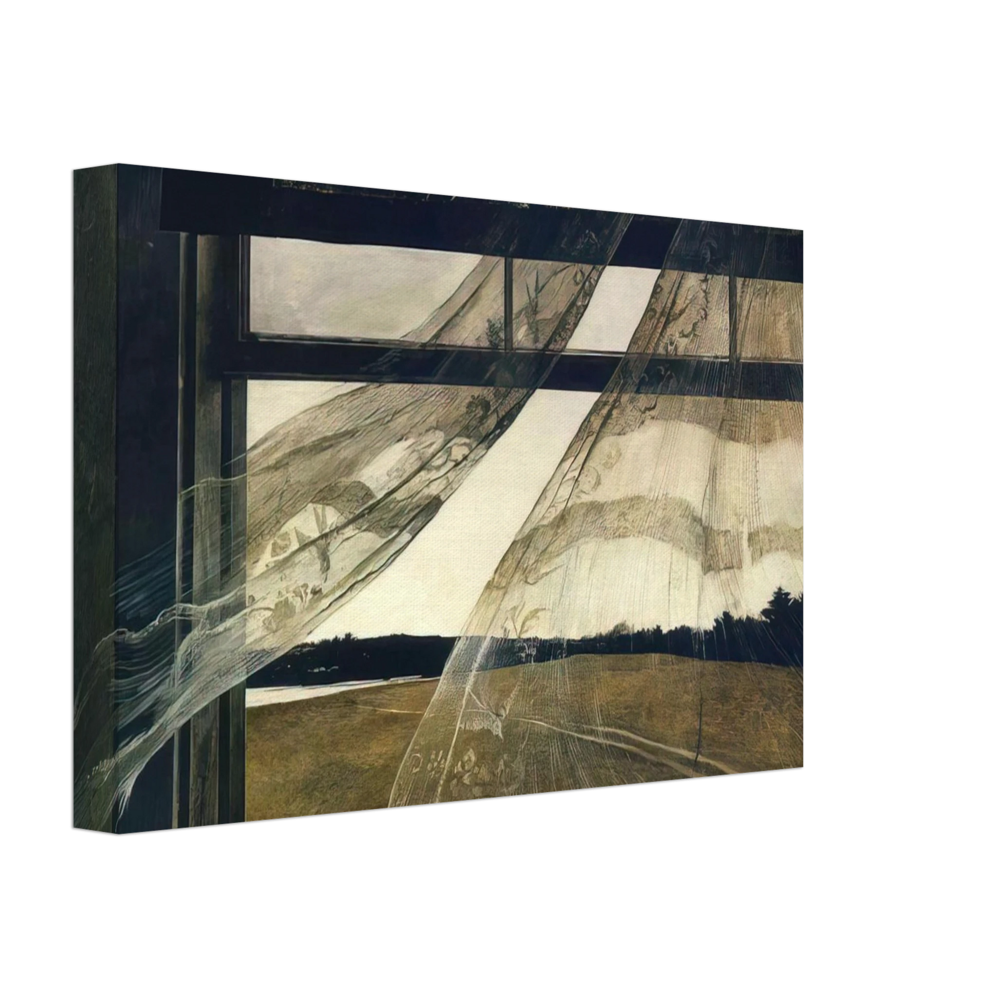 Andrew Wyeth - WIND FROM THE SEA 1947 Canvas - 40x60 cm / 16x24 inches-canvas