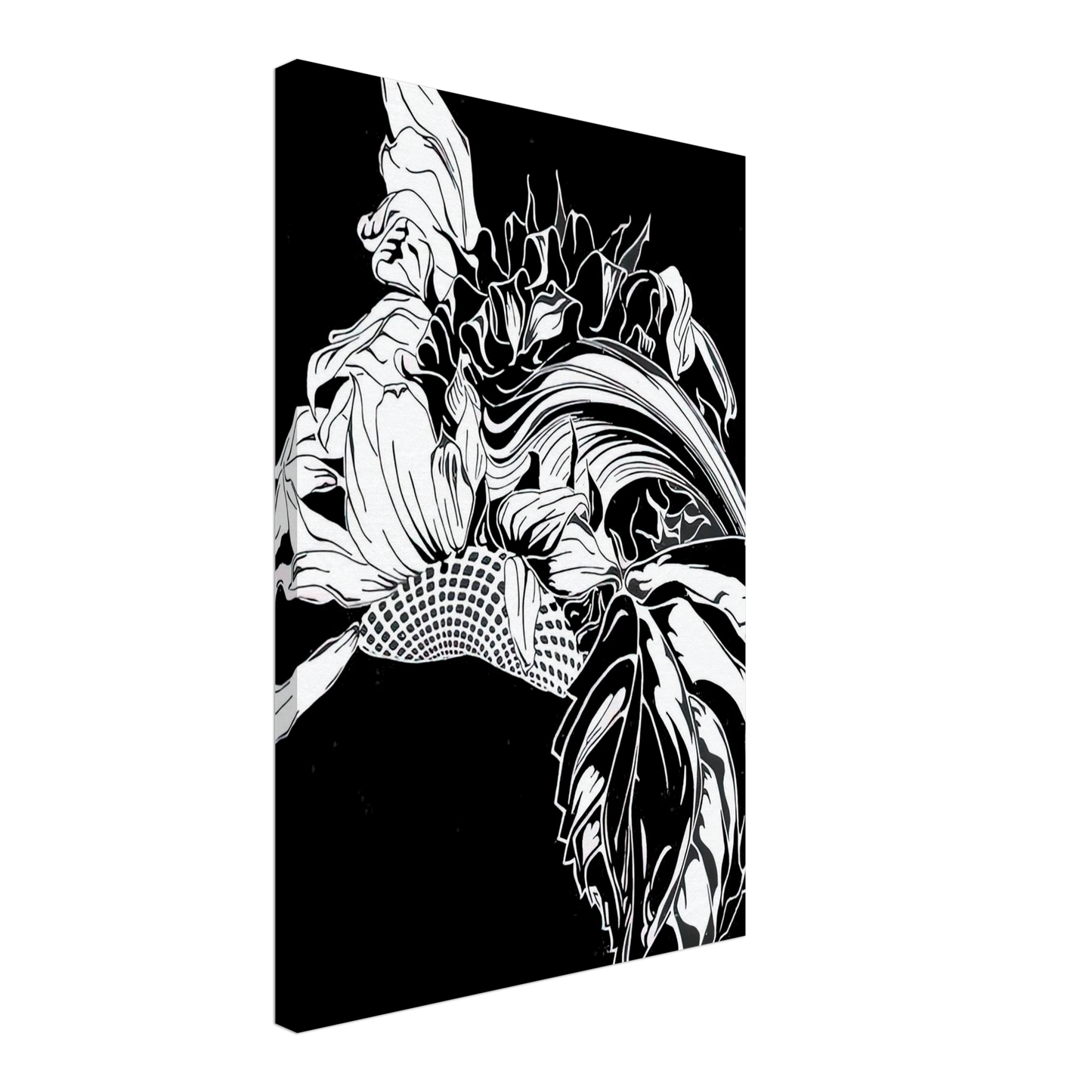 MC Escher - LIFE FORCE Canvas - 40x60 cm / 16x24 inches-canvas