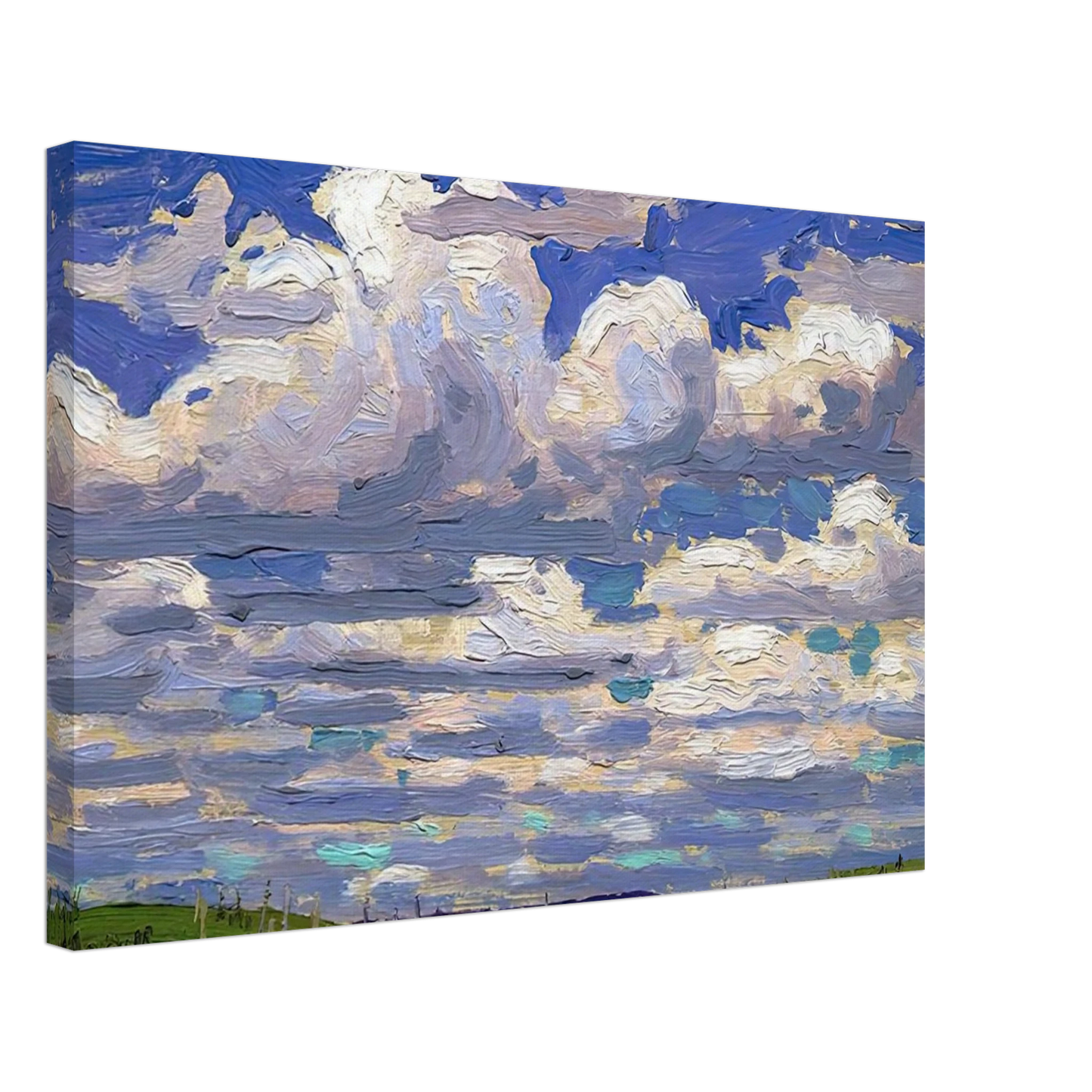 Tom Thomson - SUMMER DAY 1915 Canvas - 40x60 cm / 16x24 inches-canvas