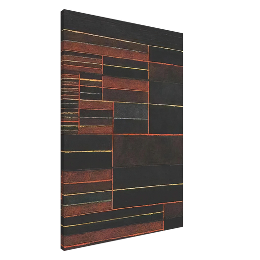 Paul Klee - IN THE CURRENT SIX THRESHOLDS 1929 Canvas - 20x30 cm / 8x12 inches-canvas