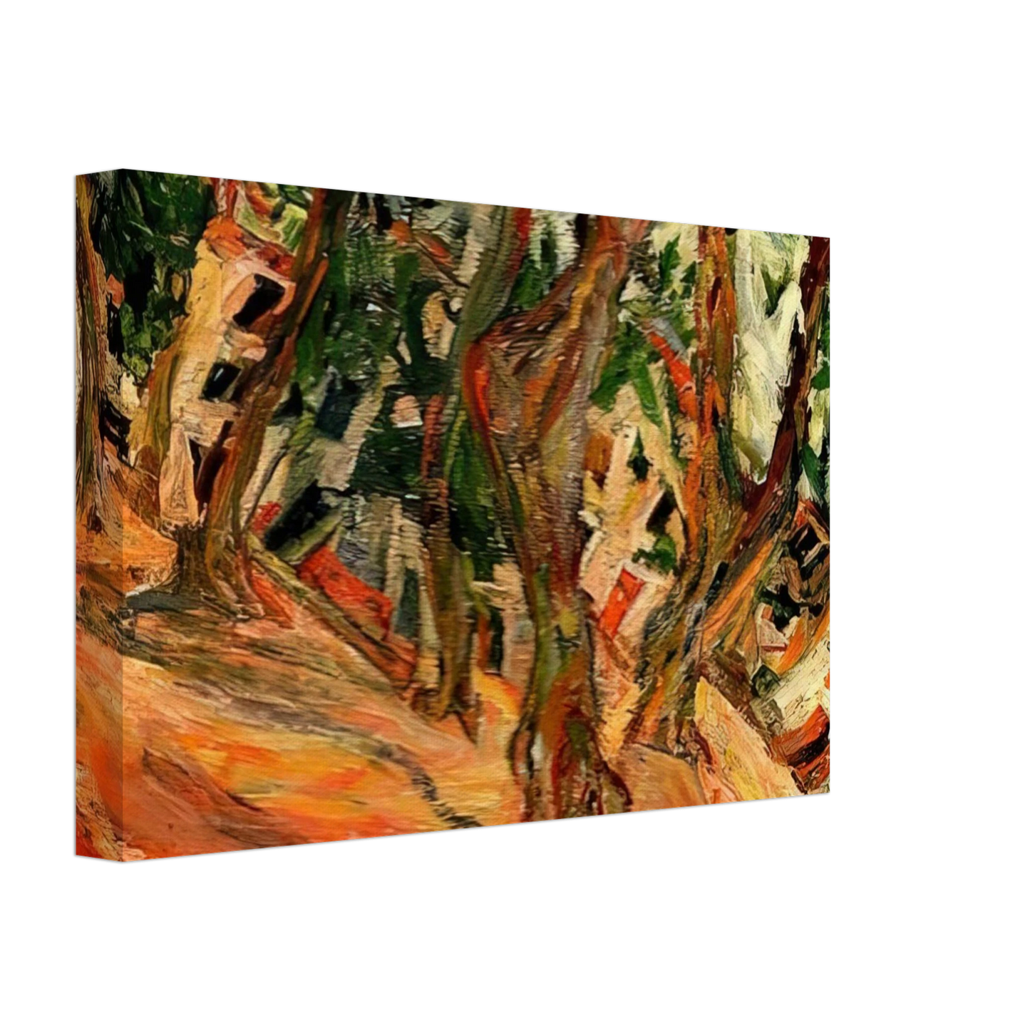 Chaim Soutine - PLANE TREES AT CERET 1920 Canvas - 40x60 cm / 16x24 inches-canvas