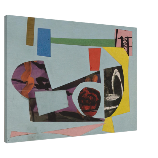 Ad Reinhardt - Study for a Painting - 1938 Canvas - 20x30 cm / 8x12 inches-canvas