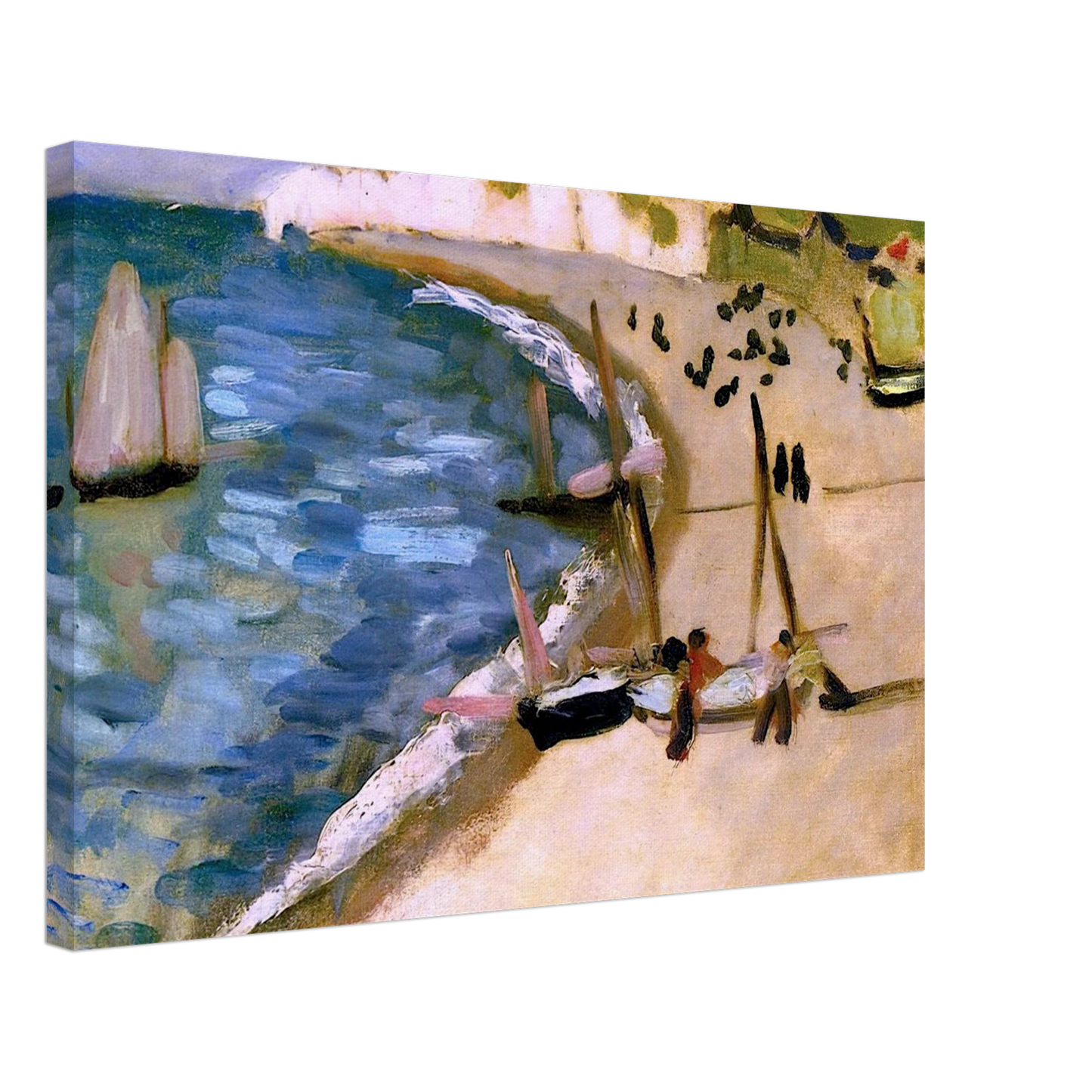 Henri Matisse - AHT AMONT CLIFFS AT ETRETAT 1921 Canvas - 40x60 cm / 16x24 inches-canvas