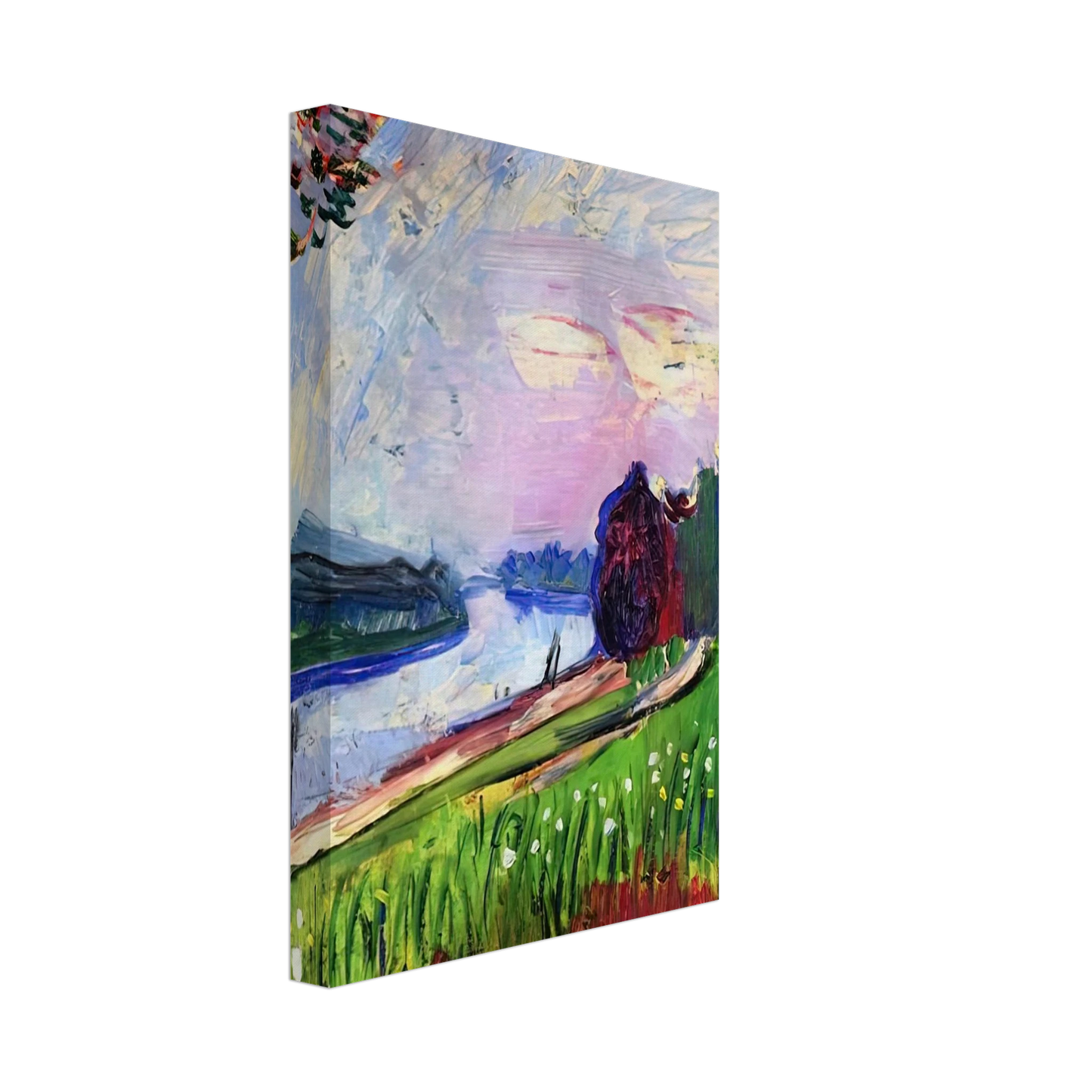 Henri Matisse - COPSE OF THE BANKS OF THE GARONNE 1900 Canvas - 70x100 cm / 28x40 inches-canvas