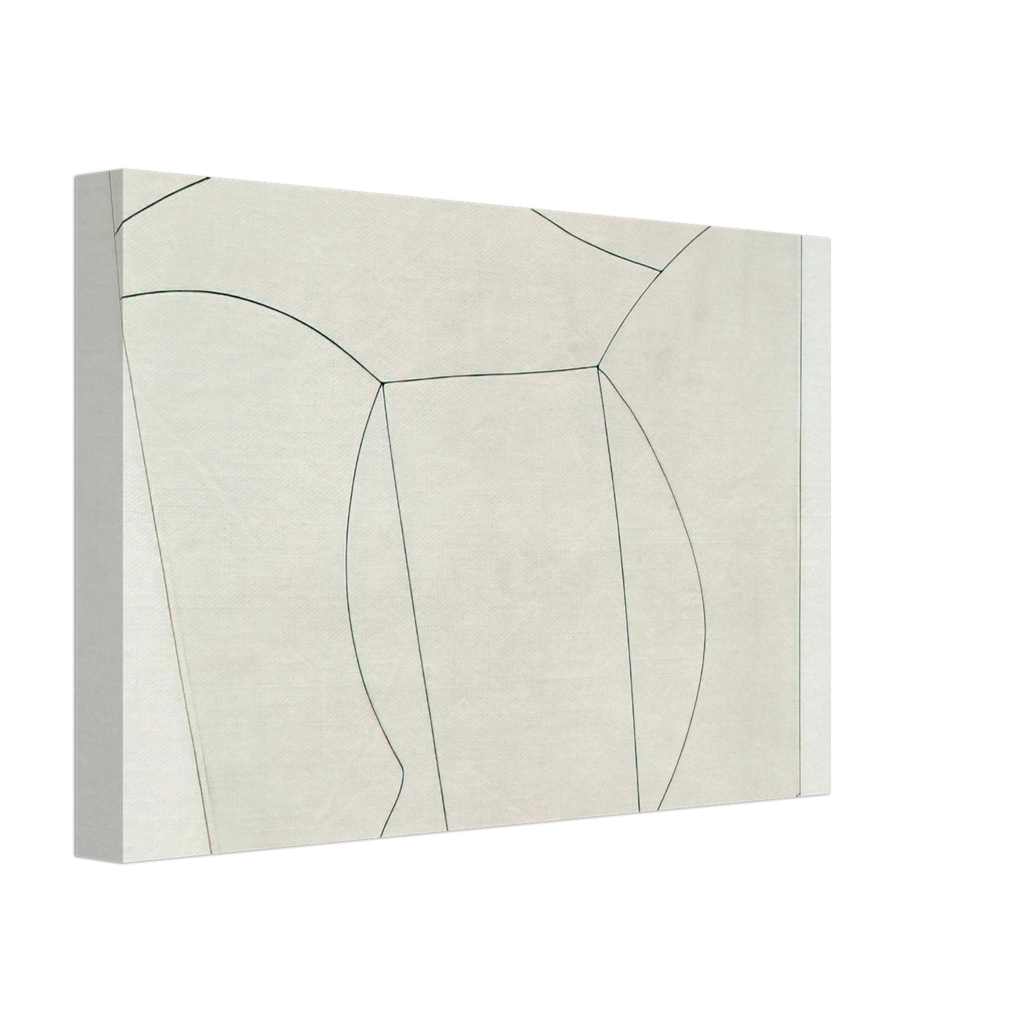 Ben Nicholson - 3 forms in a landscape - 1967 Canvas - 70x100 cm / 28x40 inches-canvas