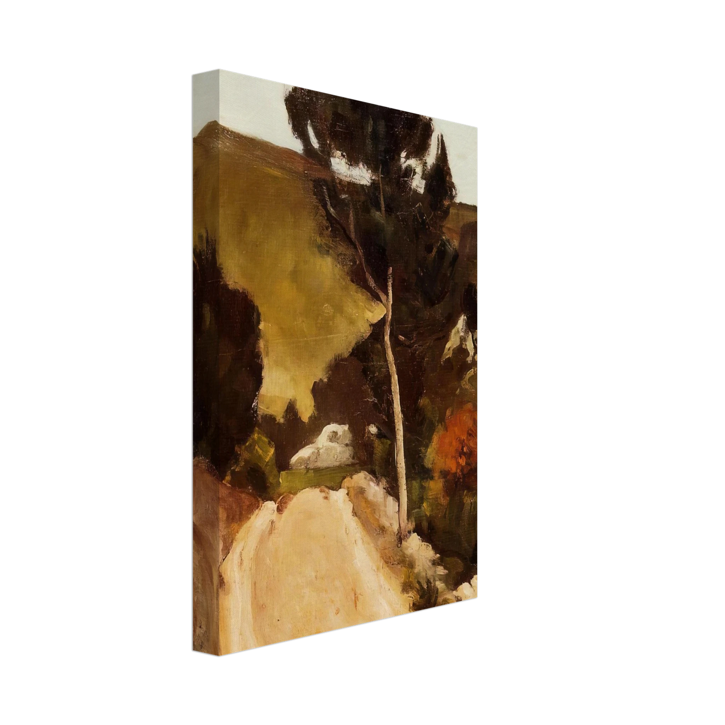 Paul Cezanne - Road in Provence Canvas - 40x60 cm / 16x24 inches-canvas
