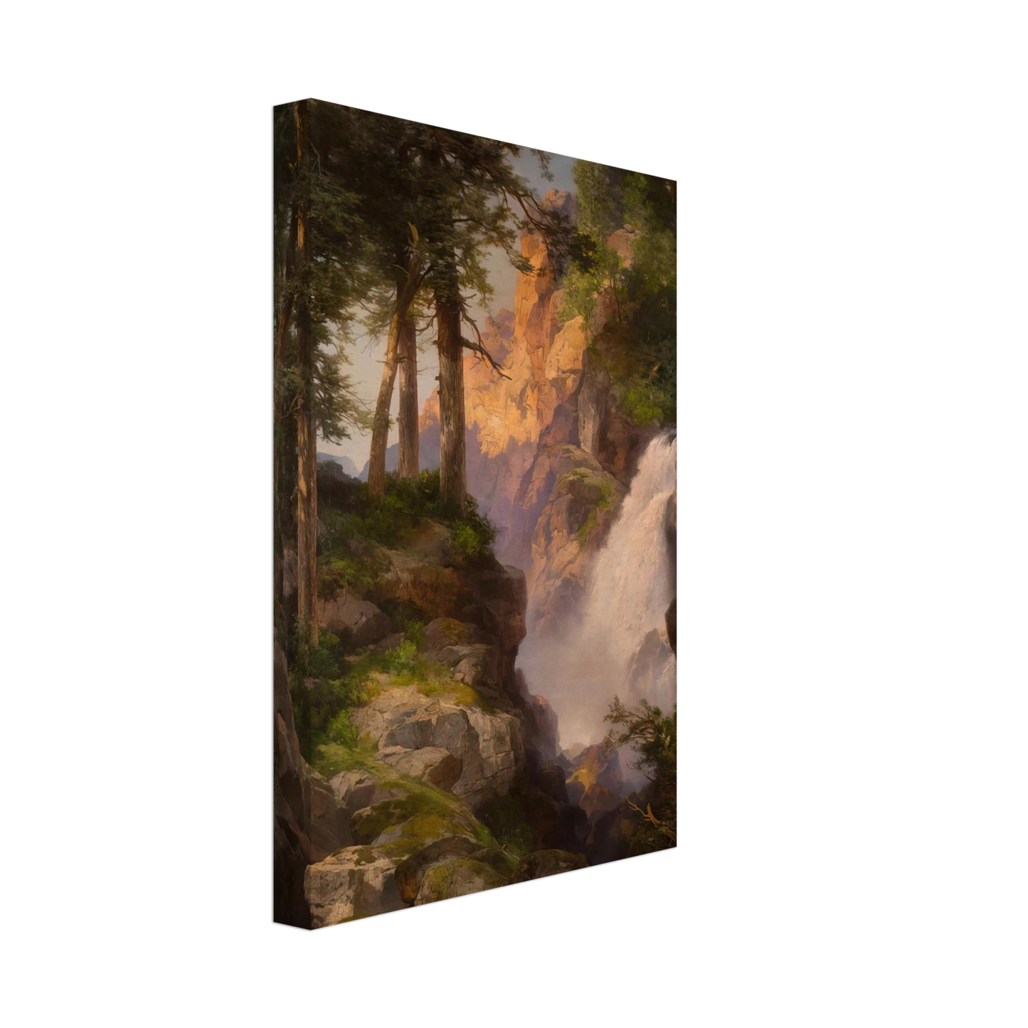 Thomas Moran - Falls at Toltec Gorge Canvas - 70x100 cm / 28x40 inches-canvas