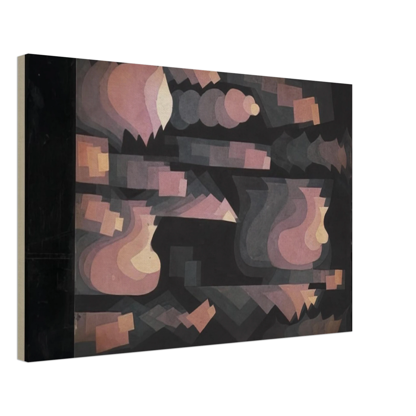 Paul Klee - ADD IN RED 1921 Canvas - 40x60 cm / 16x24 inches-canvas