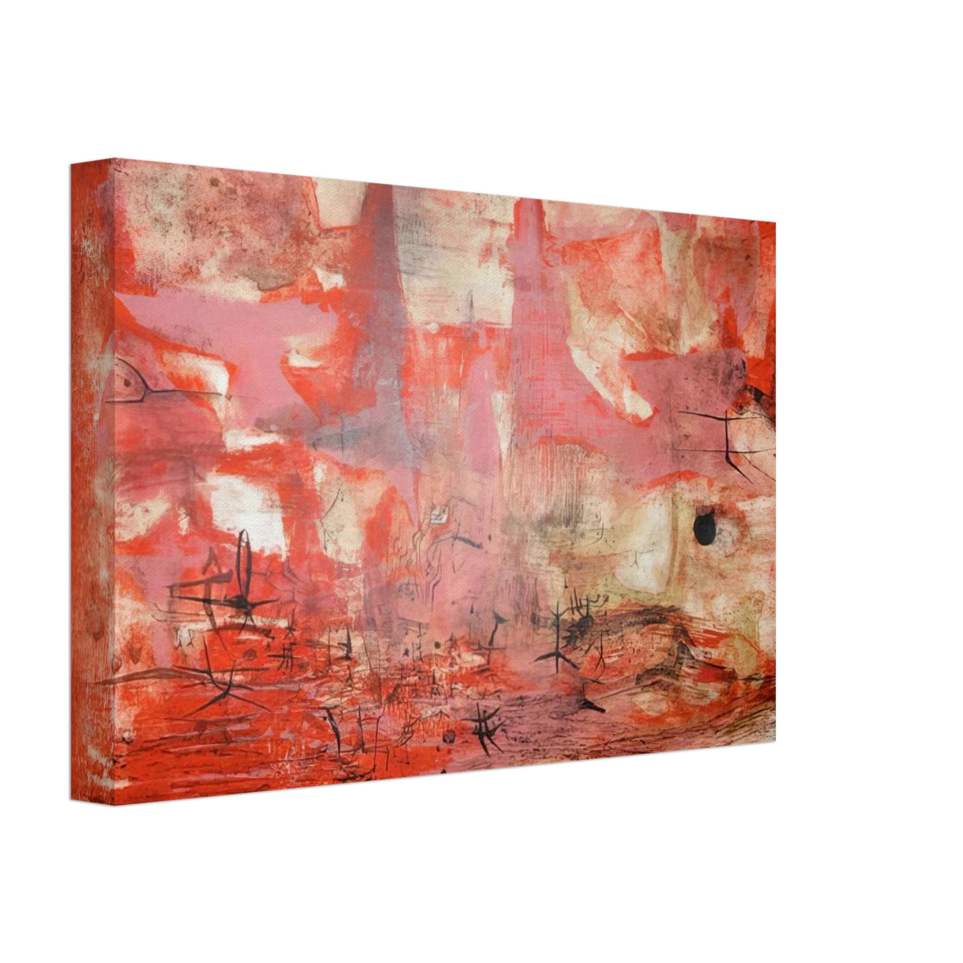 Zao Wou-Ki - EMBRASEMENT 1954 Canvas - 70x100 cm / 28x40 inches-canvas