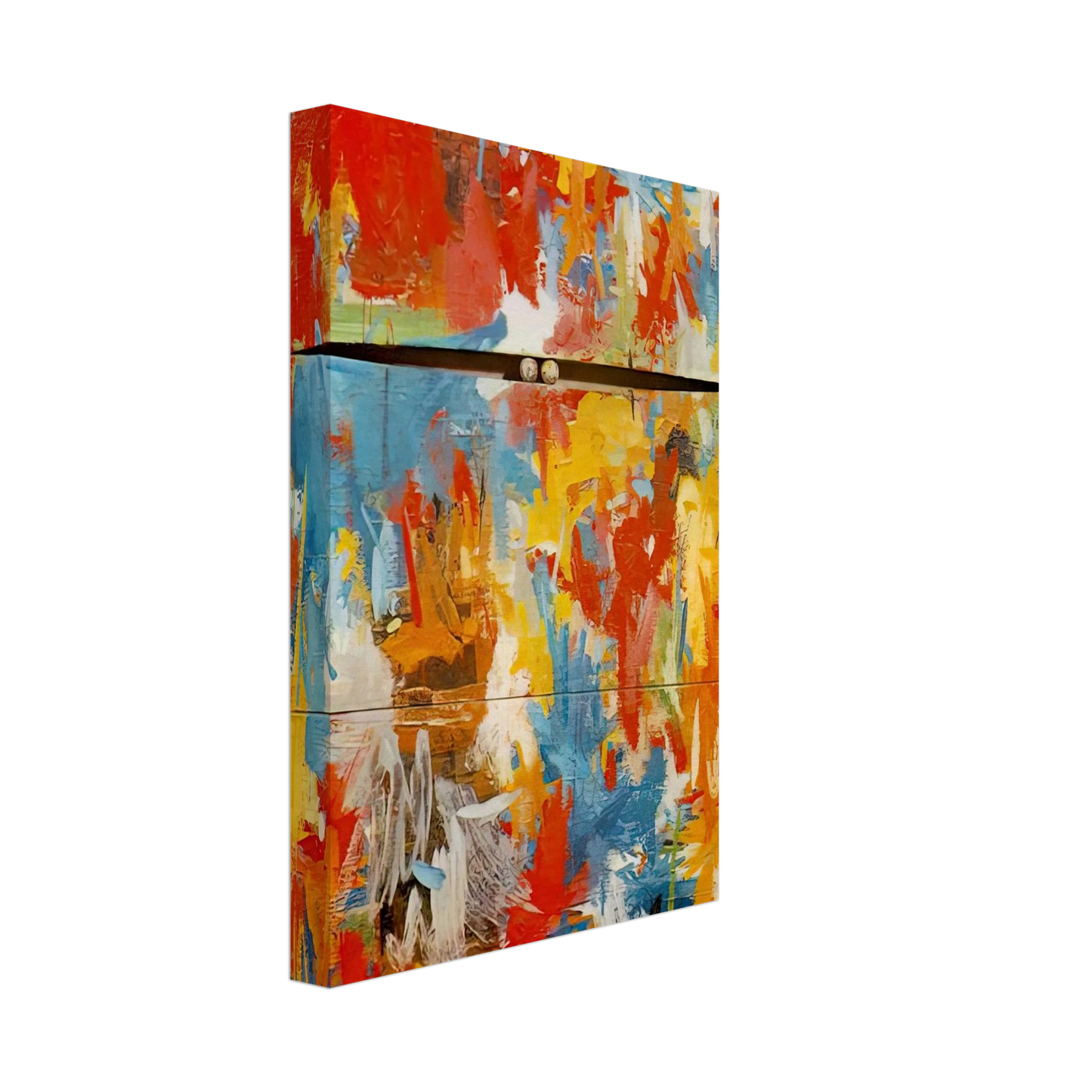 Jasper Johns - PAINTING WITH TWO BALLS Canvas - 70x100 cm / 28x40 inches-canvas