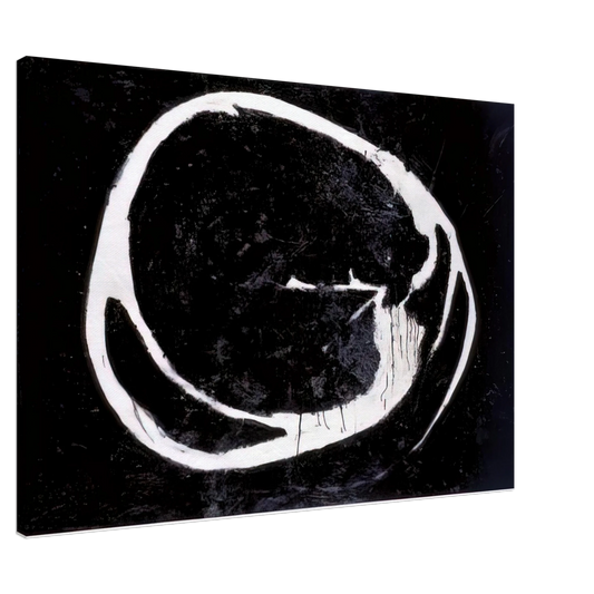 Jiro Yoshihara - Untitled - 1962 Canvas - 20x30 cm / 8x12 inches-canvas