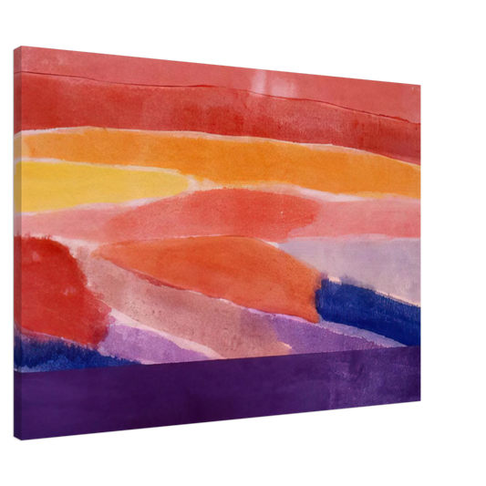 Ronnie Landfield - Surface Of Coral - 1981 Canvas - 20x30 cm / 8x12 inches-canvas