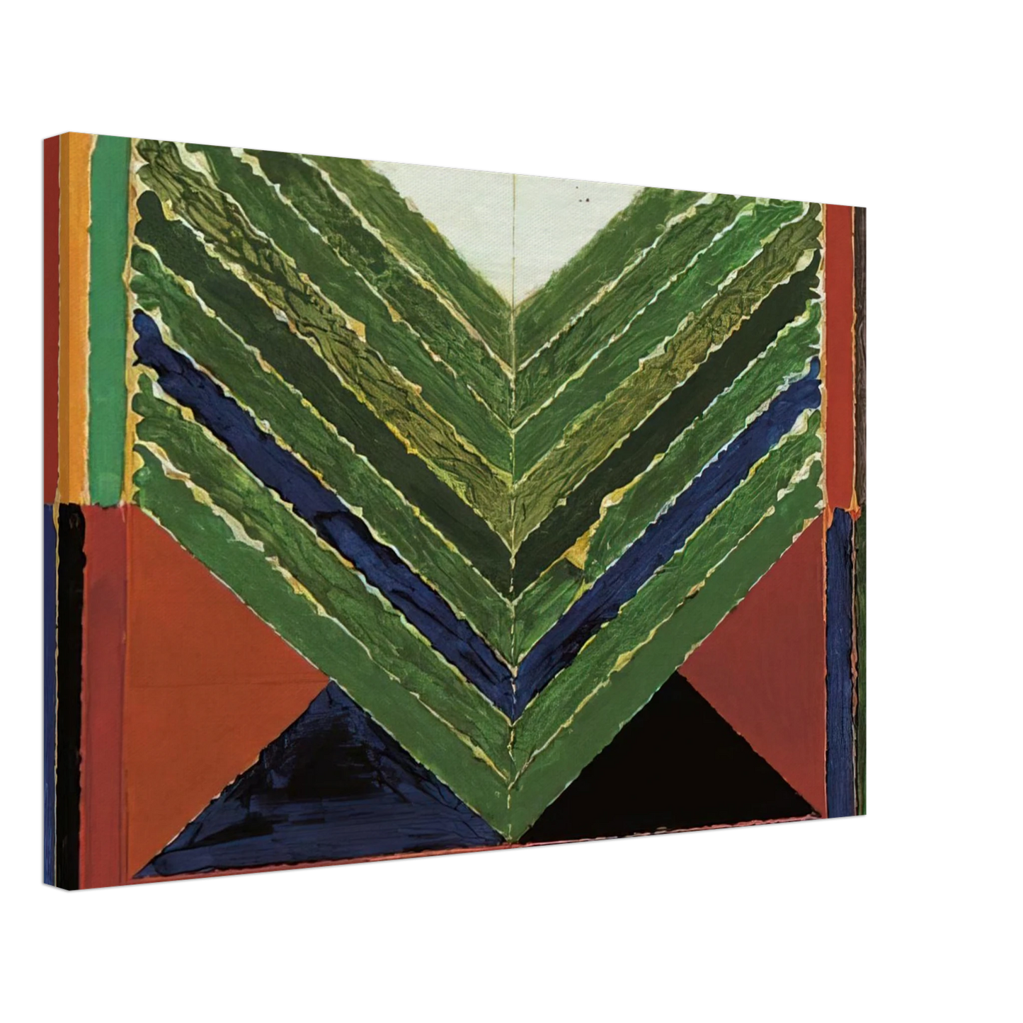 S. H. Raza - L'Arbre - Abstract Art Canvas - 40x60 cm / 16x24 inches-canvas