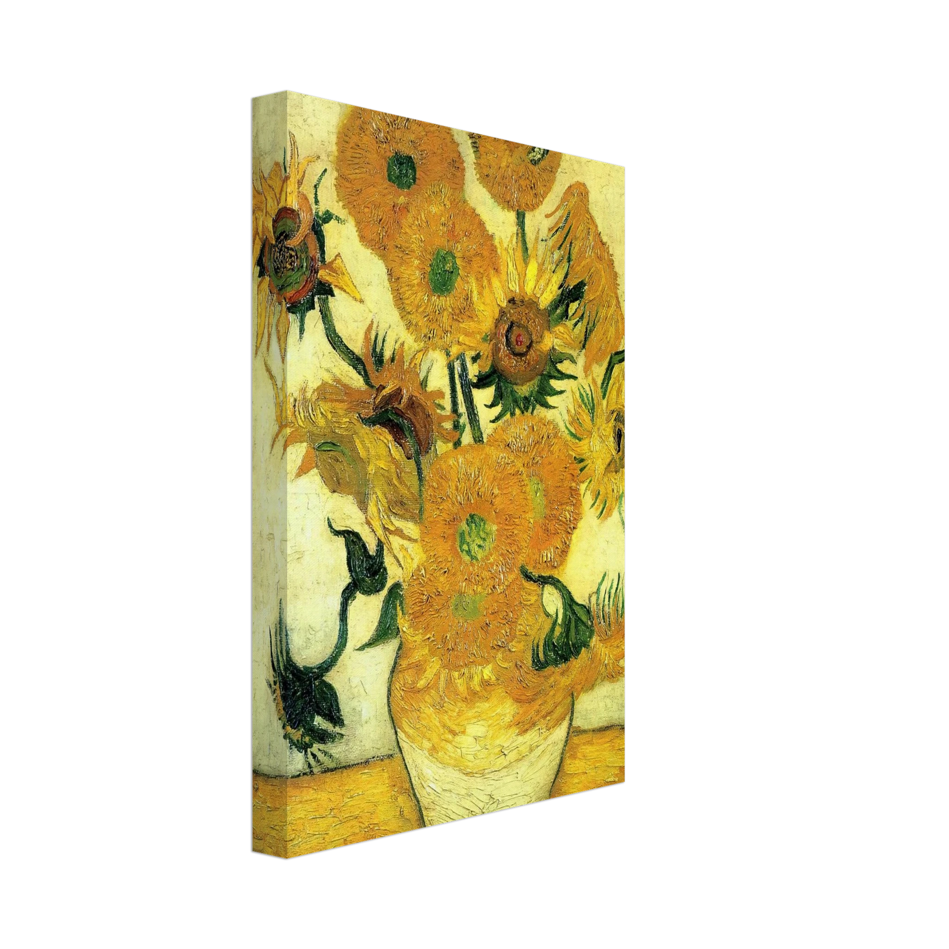 Vincent van Gogh - Still Life - Vase with Fourteen Sunflowers Canvas - 70x100 cm / 28x40 inches-canvas
