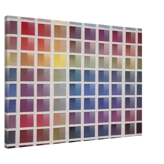 Dadamaino - La ricerca del colore - 1968 Canvas - 20x30 cm / 8x12 inches-canvas