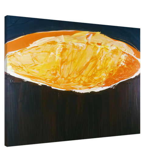 Ronnie Landfield - Volcano, The Heat - 1983 Canvas - 20x30 cm / 8x12 inches-canvas