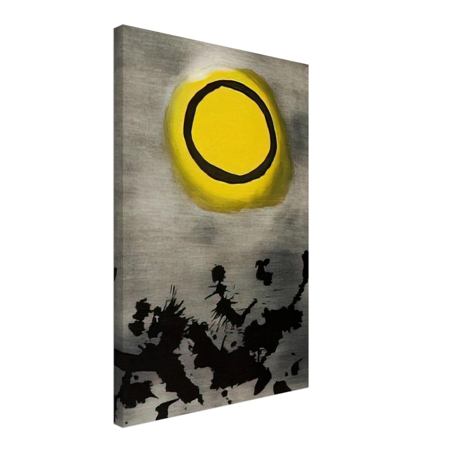 Adolph Gottlieb - Untitled - 1972 Canvas - 40x60 cm / 16x24 inches-canvas