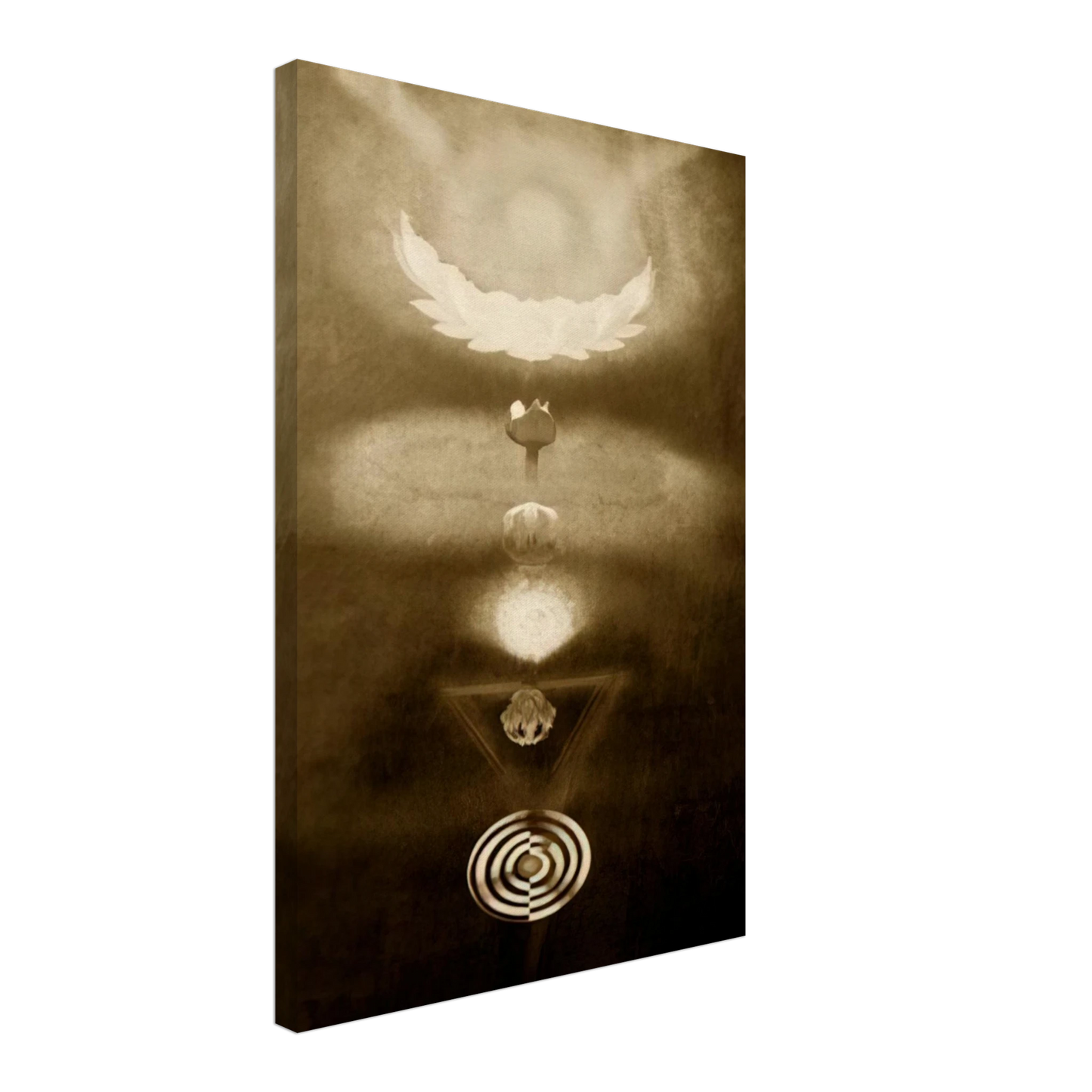 Morris Graves - Kundalini - Expressionism Canvas - 40x60 cm / 16x24 inches-canvas