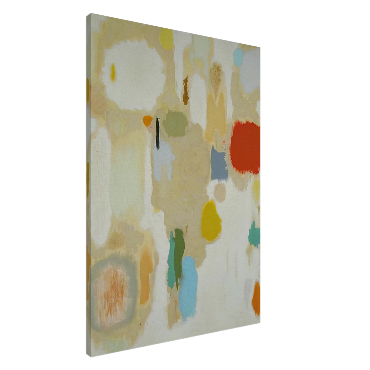 John Ferren - Contemplations on Geraniums - 1952 Canvas - 20x30 cm / 8x12 inches-canvas